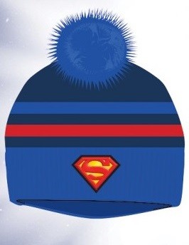 Bonnet à pompon Superman® – bleu