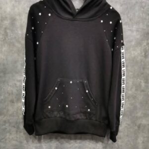 Sweat à capuche étoiles Love