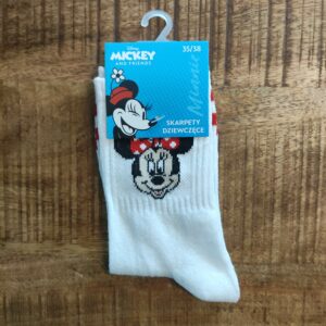Chaussettes Minnie à bandes