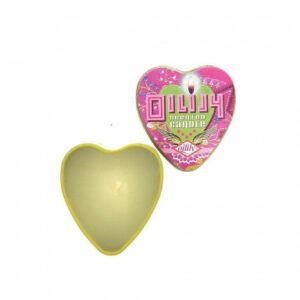 Bougie coeur vert