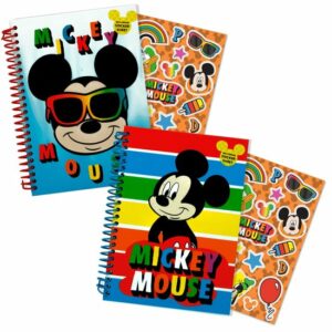 Carnet à spirales Disney® Mickey® avec stickers