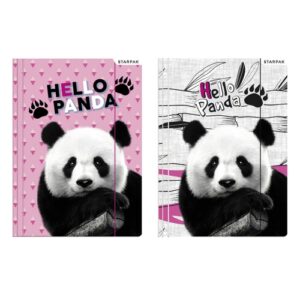 Pochette Hello Panda avec rabat élastique